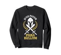Si vis pacem para bellum Profilo del Casco Spartano Felpa