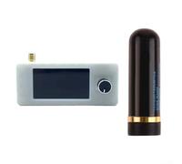 SI4732 Ricevitore radio a banda piena, mini antenna radio tascabile con durata della batteria di oltre 10 ore e uscita audio stereo da 3,5 mm per HF SW per bande MW VHF (bianco)