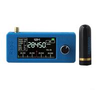 SI4732 Ricevitore radio a banda piena, mini antenna radio tascabile con durata della batteria di oltre 10 ore e uscita audio stereo da 3,5 mm per HF SW per bande MW VHF (blu)