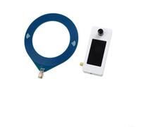 SI4732 Ricevitore radio portatile a banda completa, compatto per AM FM LSB USB HF SW VHF Bande radio multi-banda ricevitore con antenna (anello bianco)