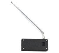 SI4732 Ricevitore radio portatile a banda completa, per HF SW VHF AM FM LSB modalità USB batteria ricaricabile loop antenna telescopica radio (asta di trazione nera)