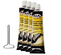 Sia Mastice Pasta Sigillante Per Accoppiamento Marmitte Nera 75 Ml 4 Pezzi 9012