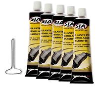 Sia Mastice Pasta Sigillante Per Accoppiamento Marmitte Nera 75 Ml 5 Pezzi 9012