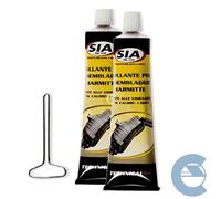 Sia Mastice Pasta Sigillante Per Accoppiamento Marmitte Nera 75ml 2pz