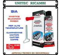SIA Motorsil mastice silicone rosso guarnizione liquida motori carter coppe