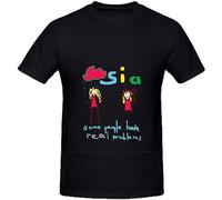 Sia Some People Have Real Problems R&B Album Mens Crew Neck Casual Shirt Size XXL