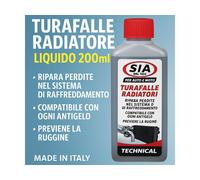 Sia Turafalle Radiatore Liquido 200ml - Ripara Perdite Sistema Raffreddamento...