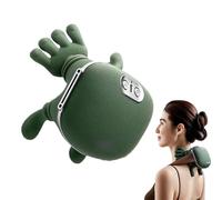 Siaasoo Massage Master for Shoulder, Neck, Back, Lower Abdominal, Simulated Human Hand Cervical Trapezius Neck Massager Pillow, with Heat, for Shoulder, Leg, Body Muscle Relief (1Pcs)
