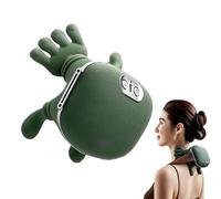 Siaasoo Massage Master for Shoulder, Neck, Lower Abdominal, Shiatsu Back and Neck Massager for Pain Relief Deep Tissue, Electric Kneading Massage Pillow, Electric Cordless Gifts to Men Women (A)