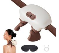 Siaasoo Massage Master for Shoulder,Neck Massager Pillow - 3D Kneading Massager, Appareil de Massage pour le cou et les épaules avec Chaleur