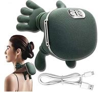 Siaasoo - Massaggiatore cervicale con mani, massaggiatore per spalle, 3 livelli di massaggio, 2 livelli di temperatura, 3D e calore, per collo, schiena