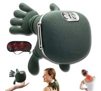 Siaasoo - Massaggiatore cervicale, massaggiatore per spalle, cuscino cervicale rilassante, massaggiatore Shiatsu schiena e collo, cuscino elettrico per massaggio impastante, regolazione a 3 velocità