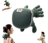 Siaasoo Massaggiatore, Tissue Shiatsu Electric Massage Master for Shoulder, with 3-Speed Adjustment, for Necks, Back, and Lower Abdomen (A)