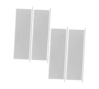 SiaBiced 4 Pannelli di Ventilazione per Asciugatrice, di Ventilazione di Alta Qualità, Resistenti, Antipolvere, Facile Installazione Professionale, Bianco