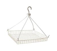 SiaBiced Asciugatrice a Rete per Maglioni, Asciugatrice per Vestiti, Asciugatrice a Rete Antivento per Camicie, Livello Singolo Bianco