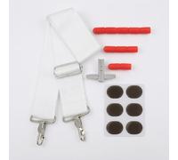 SiaBiced Batteria Elettronica Accessori, Kit Rullante per Batteria Strumento Musicale, Chiave per Batteria in Metallo, Pad Silenziatori in Silicone