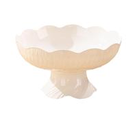 SiaBiced Centrotavola Moderno per La Casa, Centrotavola con Piedistallo per, Design Drenante, Adatto per Feste, Soggiorno, Cucina, C, Bianco