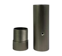 SiaBiced Collare per Ombrellone con Adattatore in Alluminio per Il Fissaggio delle Staffe per Tendalino, 37.5 Mm