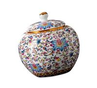 SiaBiced Contenitore per tè in Porcellana, Contenitore per tè, a Prova di umidità, per Spezie, Sale, Zucchero