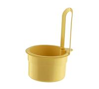 SiaBiced di Scarico per Lavello Da Cucina, Raccoglitore di Rifiuti Alimentari con Scolapasta E Funzione di Sospensione, Giallo