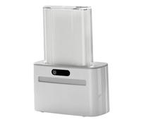 SiaBiced Dispenser Automatico Contenitore Porta Filo Dentale Organizer Filo Interdentale Elettrico Sensore Retrattile Stoccaggio Stuzzicadenti per Utenti Dome, grigio