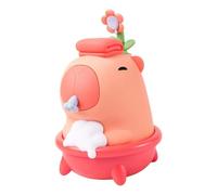 SiaBiced Distributore di Schiuma Elettrico, Distributore Automatico di Schiuma di Sapone, Spruzzatore di Schiuma Ricaricabile, Design Creativo a Forma di Capib, Rosa