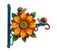 SiaBiced Gancio per Piante Appendibile per Cestini da Giardino Decorativi Appendiabiti per Vaso da Fiori Staffa da Parete in Ferro Resistente Ornamento per Bal, Lumache 2D