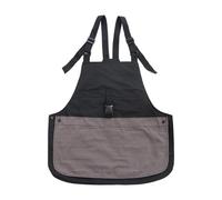SiaBiced Grembiule Da Lavoro per Donna, Grembiule Da Cameriere per Uomo, Pettorina Da Lavoro per Officina, Artigianato, Giardinaggio, Nero