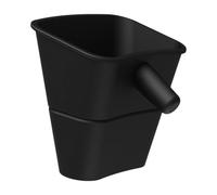 SiaBiced Imbuto per Farina, Accessorio per Dolci, Imbuto, Accessorio per Impastatrice, Imbuto per Polveri per Versare in Modo Mirato E Lavorare in Modo Pulito, Nero