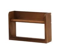 SiaBiced Libri di Libri Galleggianti in Legno Standard ELEGANTI Stuffa Da Parete a Portata di Legno per Decorazioni per La Casa Elegante per Appartamento, Brown 30x12x20cm