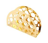 SiaBiced Moderno Distributore di Tovaglioli Cavi con Base Antiscivolo, Porta Fazzoletti Da Banco, Articoli per Feste, Cucina E Tavolo, Oro