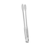 SiaBiced Pinze da Cucina in Acciaio Inossidabile per Servire Il Pane E Arrostire Le Uova in Casa E All'aperto, 1.5 Cm X 28 Cm