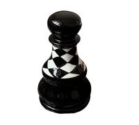 SiaBiced Porta Stuzzicadenti in Ceramica a Forma di Pezzo Degli Scacchi, Dispenser per Stuzzicadenti, Contenitore Regalo, Figura Decorativa Degli Scacchi per T, a Forma di Pedone