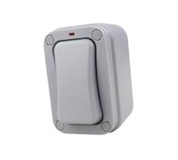 SiaBiced Pulsante di Comando Impermeabile per Apriporta Da Garage, Accesso Rapido, Materiale PP Resistente, Installazione a Parete, Adatto per Ufficio E Bagno, stile a