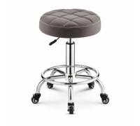 SiaBiced Sgabello da Parrucere Girevole, Grigio scuro antiscivolo | Imbottitura , Sgabello da ufficio, Applicazione make-up, Per Operatori Salone