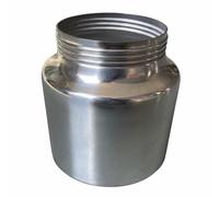 SiaBiced Spray Nozzle Container Accessorio Pistola Spruzzatura Serbatoio Verniciante Sostituzione Universale Riempimento Semplice Compatibile con Progetti di, 1000ML, Aluminum Alloy Pot