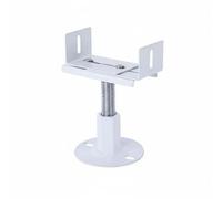 SiaBiced Staffa per Supporto Regolabile con Vite Asta 18mm Base 9cm Acciaio al Carbonio Montaggio a Pavimento Adatto per Abitazioni Sostituzione Vecchi Termosifoni Lavori Fai da Te , 13-18cm