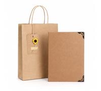 SiaBiced Taccuino Vintage a Mobili con Copertina Rigida e, ideale come o di Viaggio e Sketchbook