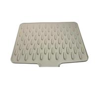 SiaBiced Tappetino Scolapiatti, Tappetino Scolapiatti, Tappetino Scolapiatti con Efficiente Drenaggio Dell'acqua E Proprietà Resistenti Al Calore per Il Pi, Beige