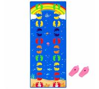 SiaBiced Tappeto co in, Bambini 1.2x3m Doppio | perficie impermeabile, Tappeto per percorso, all'aperto, Per