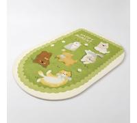 SiaBiced Tappeto per Sedia Bambini, Tappetino Protettivo per Cameretta, Antiscivolo Design Animali, Stuoia Lavabile per Spazi Gioco