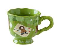 SiaBiced Tazza da caffè in Ceramica, Ciotola per Zuppa, Carina Tazza per La Colazione, per La Famiglia, Compleanno, Donne