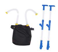 SiaBiced Zaino per Fertilizzante Granulare Portatile, Strumento Manuale Regolabile in Materiale Oxford, Adatto per La Fertilizzazione in California, Doppia Maniglia in PVC