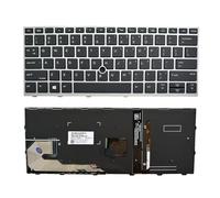 Siakoocty Tastiera di ricambio per computer portatile con puntatore e retroilluminazione per HP EliteBook 730 G5 735 G5 830 G5 836 G5 735 G6 830 G6 836 G6 P/N: L13697-001 6037B0135401