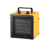 SIAL Termoventilatore Ceramico 2000W - Stufetta Elettrica Basso Consumo - Compatto Riscaldamento Industriale - con Termostato e Protezione da Surriscaldamento, Per bagno o officina