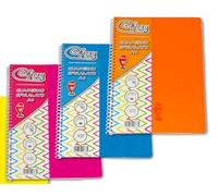 SIAM - 5x Quadernone con Spirale Rigo Grande, Quadernone da Scuola, Università, Uffico