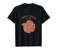 Siamese Fighting Fish Club Betta Pesce d'acqua dolce Maglietta