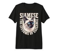 Siamese The Epitome of Elegance Cat Lover Owner Maglietta Premium