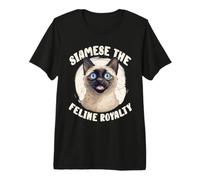Siamese The Feline Royalty Cat Lover Owner Maglietta Premium