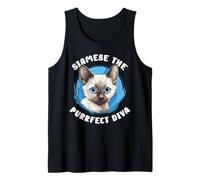 Siamese The Purrfect Diva Cat Lover Owner Canotta